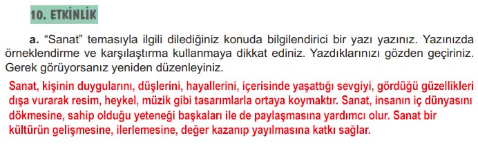 6. Sınıf Türkçe Kitabı Sayfa 252 253 254 255 256 Cevapları Meb