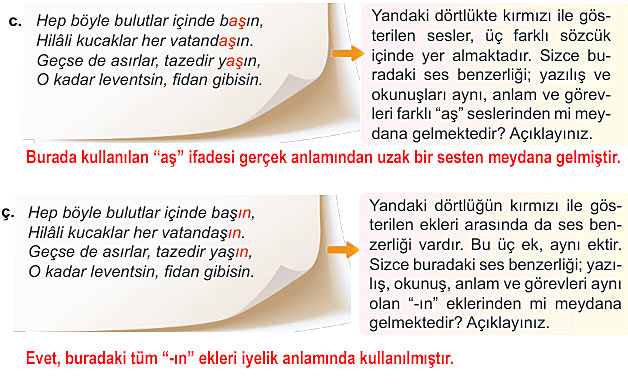 6. Sınıf Türkçe Kitabı Sayfa 43 44 46 47 48 49 Cevapları Meb