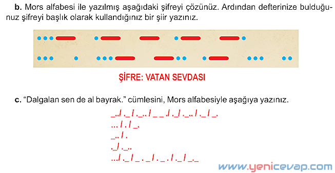 6. Sınıf Türkçe Kitabı Sayfa 50 51 52 54 55 56 57 Cevapları Meb