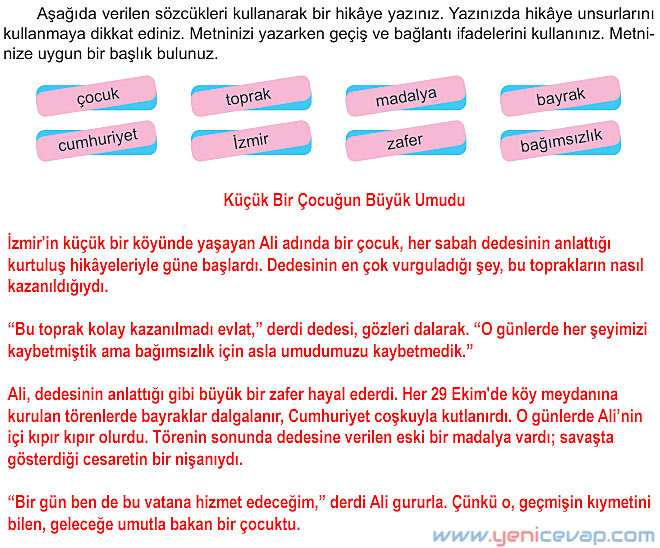 6. Sınıf Türkçe Kitabı Sayfa 67 68 69 70 72 Cevapları Meb