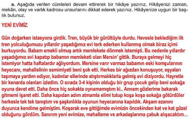 6. Sınıf Türkçe Kitabı Sayfa 95 96 98 99 100 101 Cevapları Meb