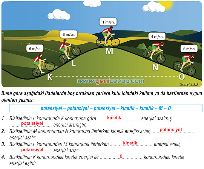 7. Sınıf Fen Bilimleri Kitabı Sayfa 80 82 83 84 85 86 87 88 Cevapları Meb