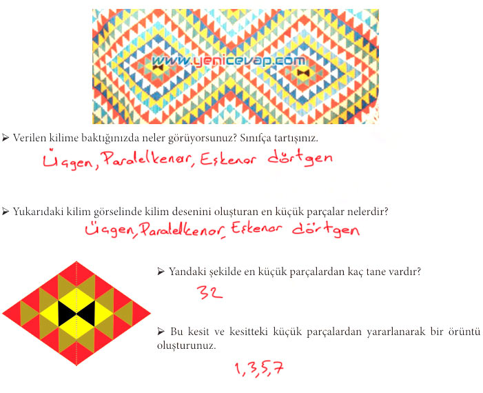 7. Sınıf Matematik Kitabı Sayfa 91 92 93 96 97 100 101 Cevapları Meb