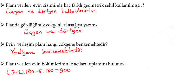 7. Sınıf Matematik Kitabı Sayfa 154 155 156 163 164 165 166 Cevapları Meb