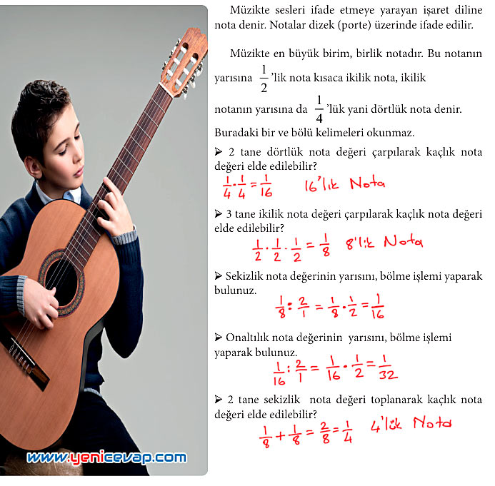 7. Sınıf Matematik Kitabı Sayfa 67 68 72 75 76 80 Cevapları Meb