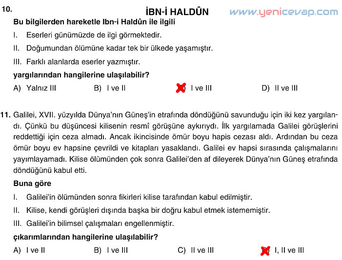 7. Sınıf Sosyal Bilgiler Kitabı Sayfa 176 177 178 179 182 183 184 Cevapları Yıldırım