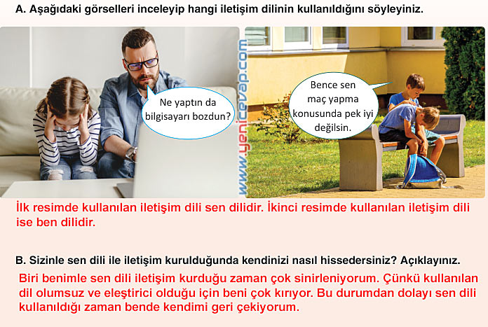 7. Sınıf Sosyal Bilgiler Kitabı Sayfa 14 15 16 17 18 19 Cevapları Yıldırım