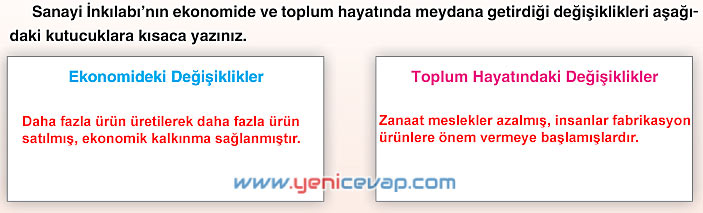 7. Sınıf Sosyal Bilgiler Kitabı Sayfa 78 79 82 83 84 86 87 88 Cevapları Yıldırım