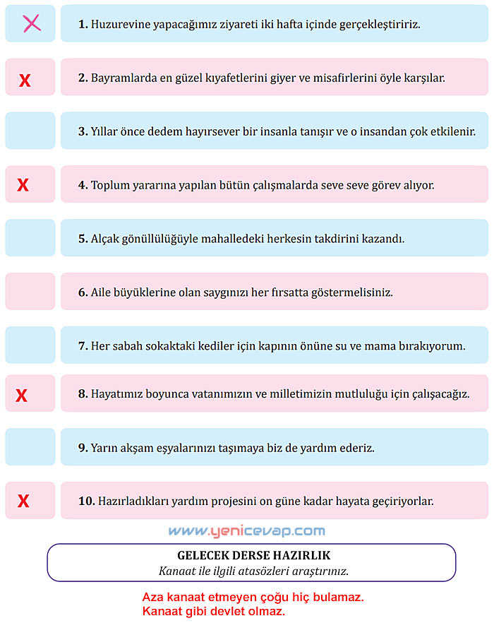 7. Sınıf Türkçe Kitabı Sayfa 127 128 129 130 131 132 133 134 Cevapları Meb