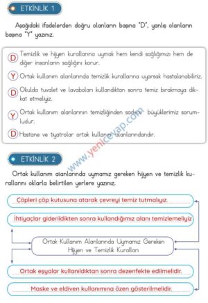 3. Sınıf Hayat Bilgisi Kitabı Sayfa 105 107 108 109 Cevapları Meb