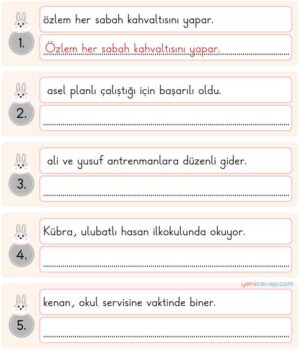 Düzeltelim Yazalım