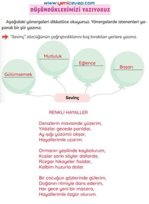3. Sınıf Türkçe Kitabı Sayfa 125 129 130 Cevapları Meb