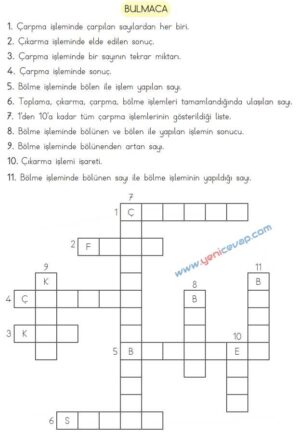 3. Sınıf Matematik Kitabı Sayfa 126 130 133 Cevapları Meb