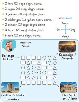 Geometrik Şekiller Labirent Bulmaca