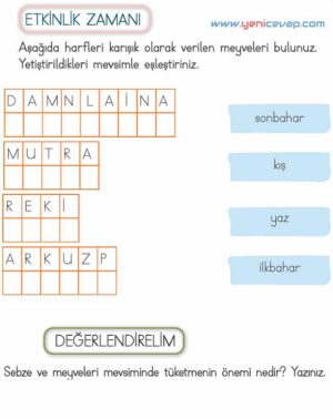 2. Sınıf Hayat Bilgisi Kitabı Sayfa 130 131 133 134 Cevapları Meb