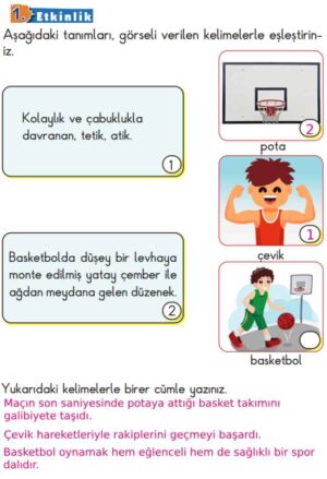 2. Sınıf Türkçe Kitabı Sayfa 128 129 130 134 Cevapları Meb