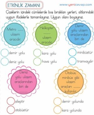 2. Sınıf Hayat Bilgisi Kitabı Sayfa 145 148 149 151 Cevapları Meb