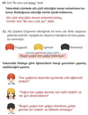 3. Sınıf Türkçe Kitabı Sayfa 154 155 157 Cevapları Meb