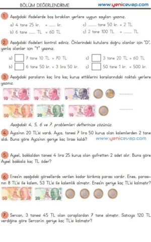 3. Sınıf Matematik Kitabı Sayfa 157 159 163 Cevapları Meb