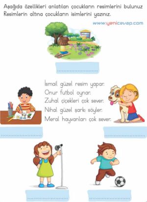 2. Sınıf Hayat Bilgisi Kitabı Sayfa 17 18 22 24 Cevapları Meb