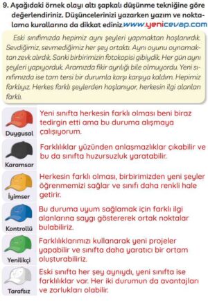 3. Sınıf Türkçe Kitabı Sayfa 192 193 195 Cevapları Meb