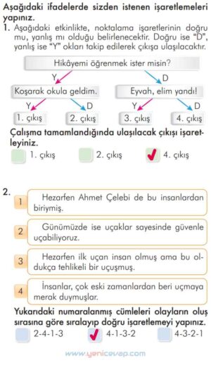 2. Sınıf Türkçe Kitabı Sayfa 196 197 198 201 Cevapları İlke Yayınları