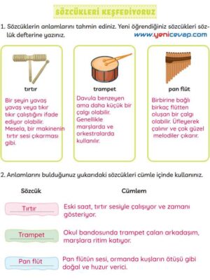 3. Sınıf Türkçe Kitabı Sayfa 228 231 232 Cevapları Meb