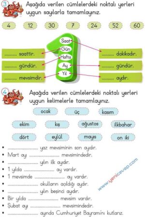2. Sınıf Matematik Ders Kitabı Sayfa 234 235 236 237 Cevapları Meb