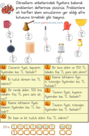 2. Sınıf Matematik Ders Kitabı Sayfa 246 247 250 252 Cevapları Meb
