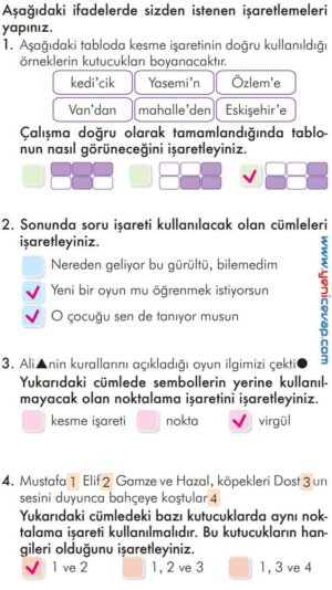 2. Sınıf Türkçe Kitabı Sayfa 264 268 269 270 Cevapları İlke Yayınları