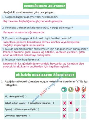 3. Sınıf Türkçe Kitabı Sayfa 275 276 277 Cevapları Meb