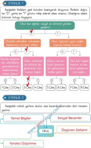 3. Sınıf Hayat Bilgisi Kitabı Sayfa 26 28 29 31 Cevapları Meb