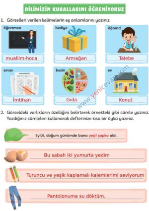 3. Sınıf Türkçe Kitabı Sayfa 288 292 293 Cevapları Meb