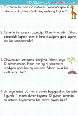 2. Sınıf Matematik Ders Kitabı Sayfa 295 296 297 299 Cevapları Meb