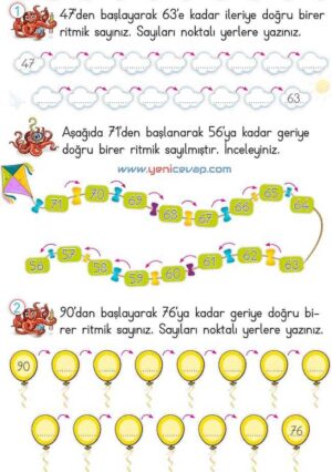 2. Sınıf Matematik Ders Kitabı Sayfa 29 30 32 33 Cevapları Meb