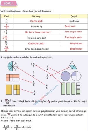 4. Sınıf Matematik Kitabı Sayfa 120 127 128 130 Cevapları Meb