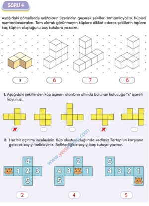 4. Sınıf Matematik Kitabı Sayfa 187 188 191 192 193 Cevapları Meb