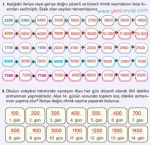 4. Sınıf Matematik Kitabı Sayfa 21 22 23 24 Cevapları Meb