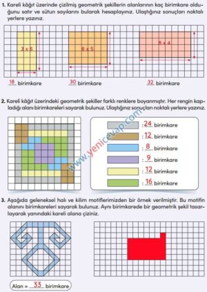 4. Sınıf Matematik Kitabı Sayfa 253 254 255 Cevapları Meb