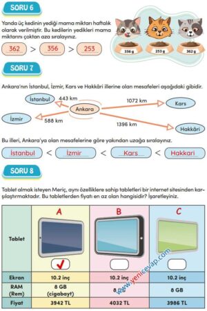 4. Sınıf Matematik Kitabı Sayfa 33 34 36 37 Cevapları Meb
