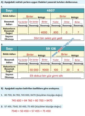 4. Sınıf Matematik Kitabı Sayfa 46 48 49 Cevapları Meb