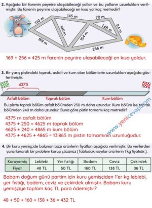 4. Sınıf Matematik Kitabı Sayfa 62 63 64 67 Cevapları Meb