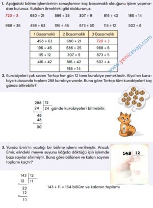 4. Sınıf Matematik Kitabı Sayfa 89 91 93 94 Cevapları Meb