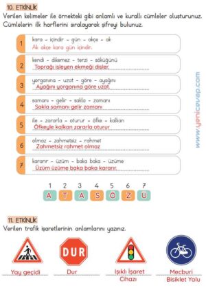 4. Sınıf Türkçe Kitabı Sayfa 129 130 131 Cevapları Meb