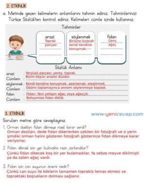4. Sınıf Türkçe Kitabı Sayfa 151 152 153 Cevapları Meb