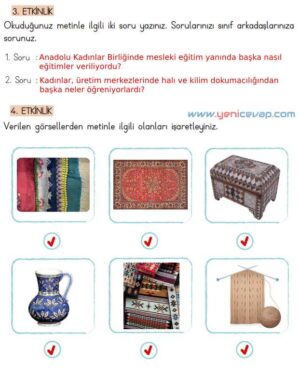 4. Sınıf Türkçe Kitabı Sayfa 170 172 173 174 175 Cevapları Meb