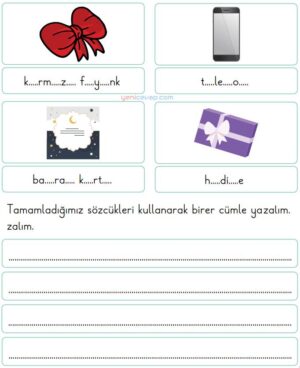 Tamamlayalım Yazalım