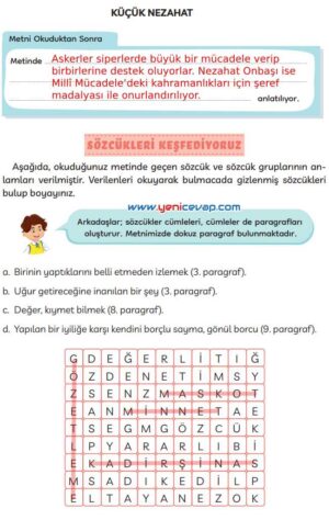3. Sınıf Türkçe Kitabı Sayfa 51 52 53 Cevapları Meb