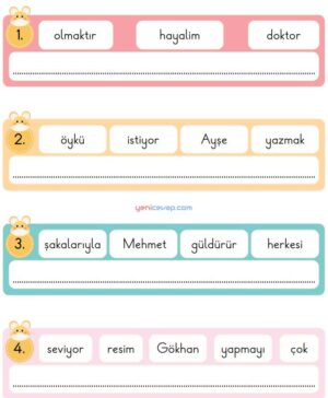 Cümle Oluşturalım