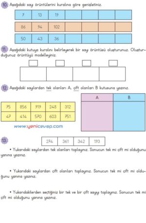 3. Sınıf Matematik Kitabı Sayfa 59 60 61 Cevapları Meb